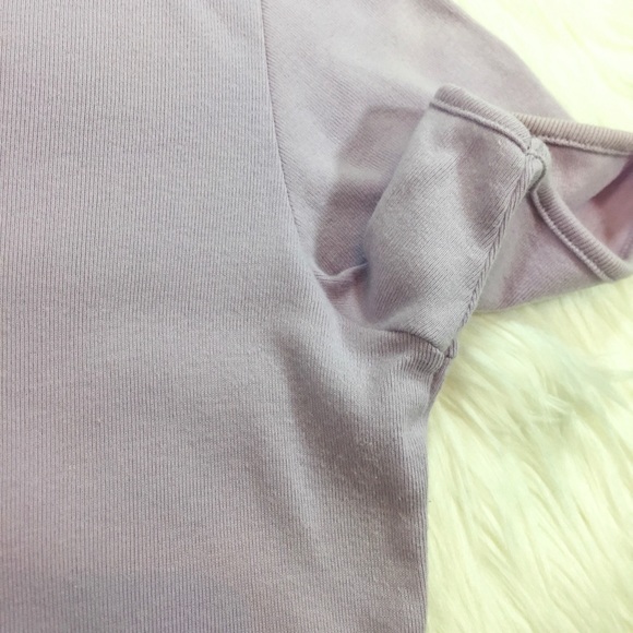 Vneck Lavender Basic Tee AC Collection Paris - Picture 7 of 8
